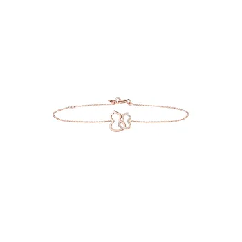 Qeelin Wulu Necklace Collection 18K Rose Gold Bracelets Women's Rose Gold