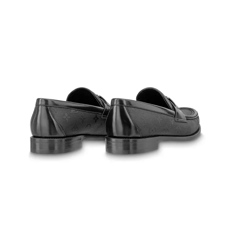 LOUIS VUITTON Moccasino Major Shoes 'Black Monogram'-2