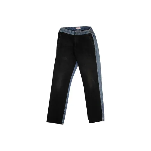 PALM ANGELS Jeans Men Black Blue