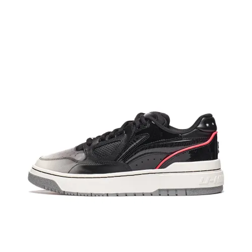 LiNing Rookie 2 BadFive Durable Breathable Low Top Skateboard Shoes Men's Black White