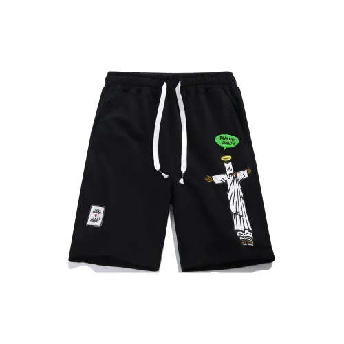 Agaho Guuka X AGAHO Casual Shorts Men Black