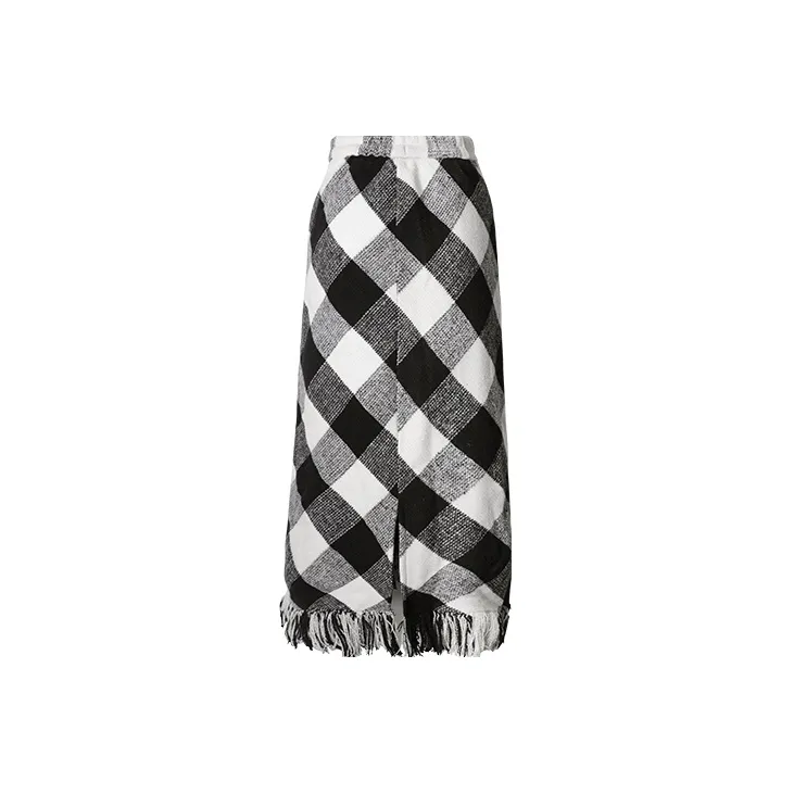 JINYE ORIENTAL Casual Long Skirts Women's Black/White-1