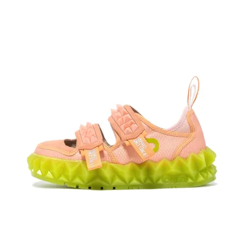 OETZI Ice Man Oz Fashion Closed Toe Slippers Women's Orange