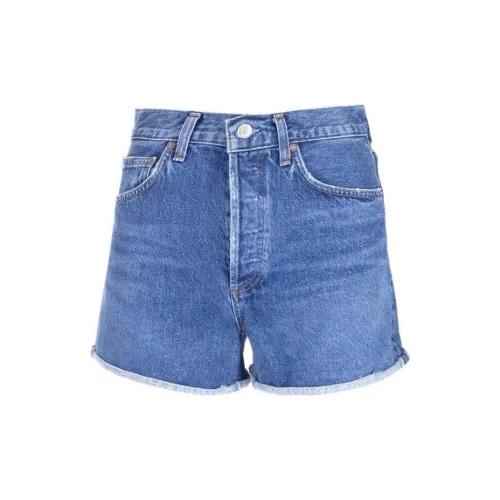 AGOLDE Denim Shorts Women's Blue