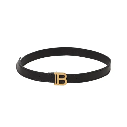 BALMAIN Leather Belts Kids Black