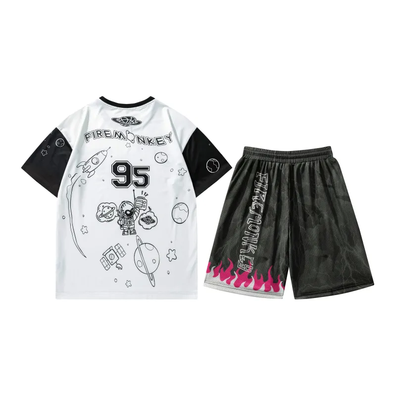 FireMonkey Basketball Suits Unisex-3
