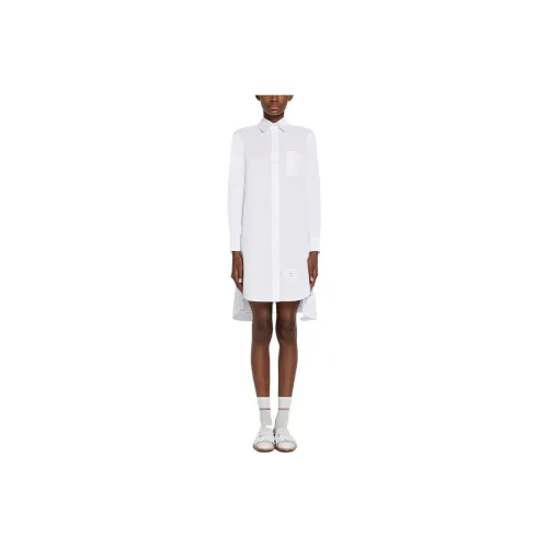 THOM BROWNE Long-Sleeved Dresses Women's White