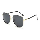 Gold Dot Black Frame with Black Gray Lens (TY0018-3)