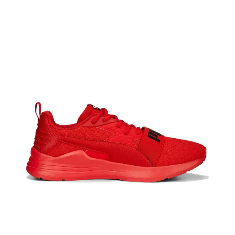 PUMA Wired Anti Slip Wear Resistant Low Top Running Shoes Men's Red-1