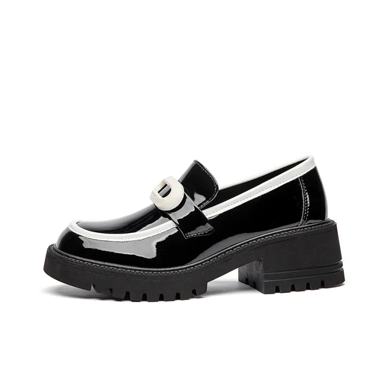 FOXER Platform Shoes Women's Black-0
