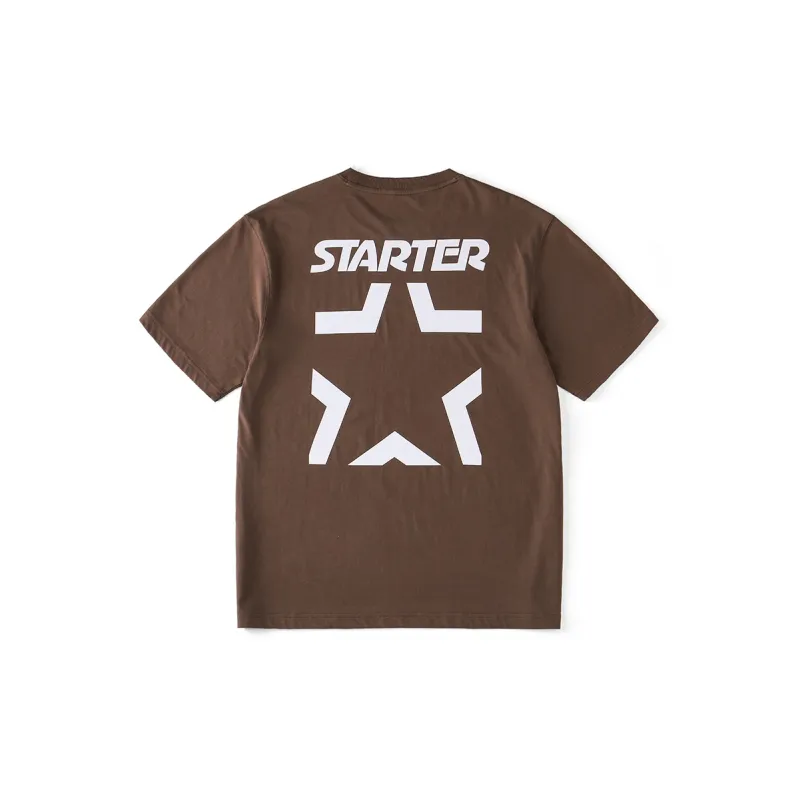 STARTER Drop Shoulder Sleeve T-Shirt Unisex American Vintage-1