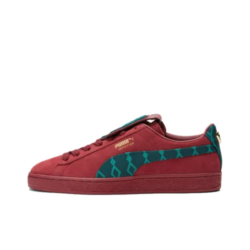 Puma Dapper Dan X Suede 'Jacquard Print - Intense Red'