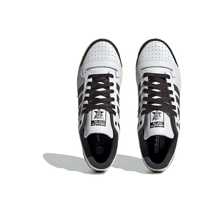 adidas originals Top Ten Low White Black-3