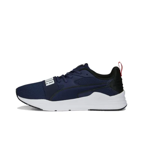 PUMA Wired Running Shoes Men Low-Top Blue/Black