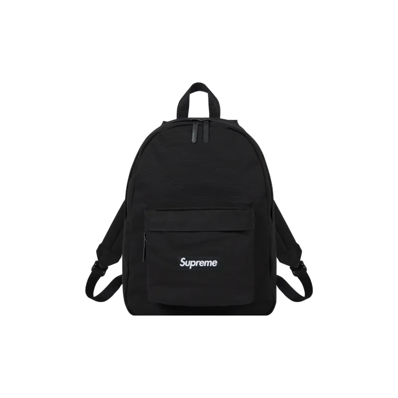 Supreme Canvas Backpack Regular Unisex Black-0