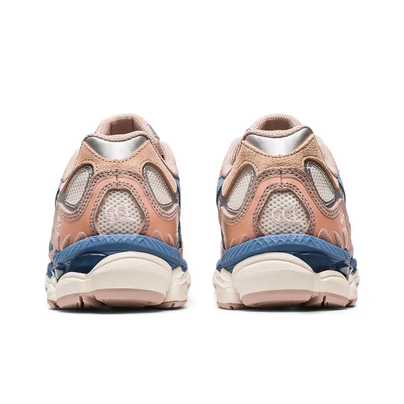 Asics Gel NYC Cream Grey Floss Salmon Women's-5