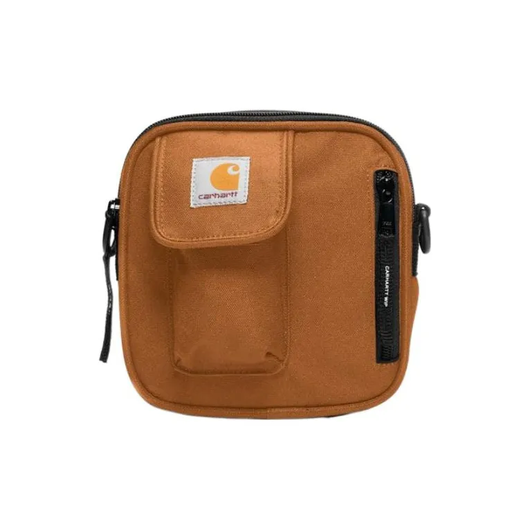 Carhartt WIP Essentials Polyester Small Square Bag Shoulder Bag, Crossbody Bag Regular Unisex Brown-1