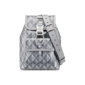 DIOR Hit The Road Canvas Crossbody Bag Shoulder Bag Men's Dio Gray