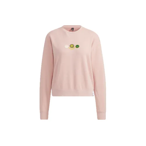 Smiley Adidas Neo X SMILEY Sweatshirts Women's Pink