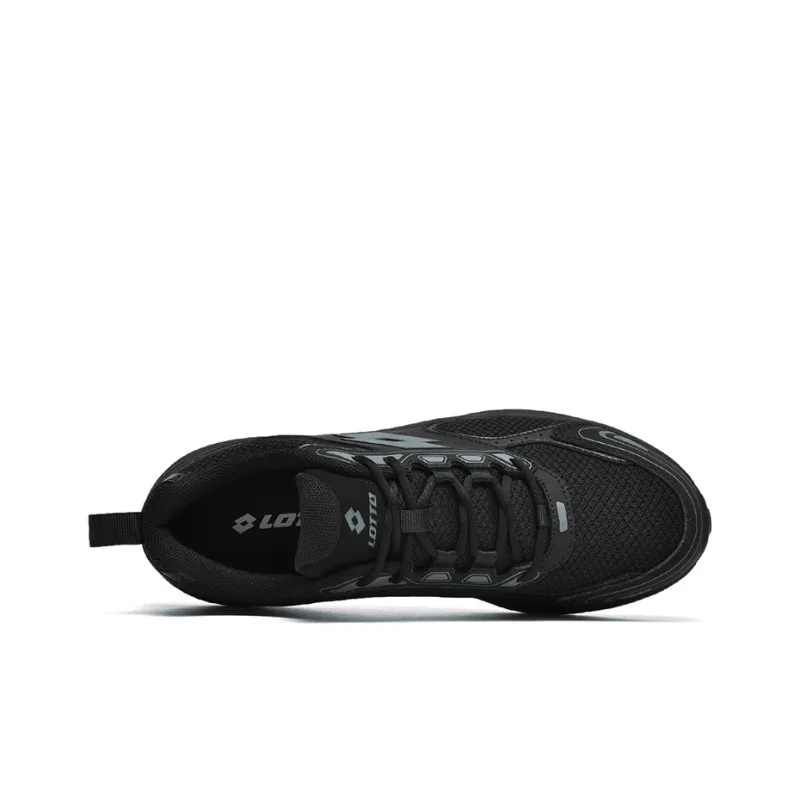 LOTTO Anti Slip Wear Resistant Low Top Carbon Plate Technology Marathon Running Shoes Men's Black-2