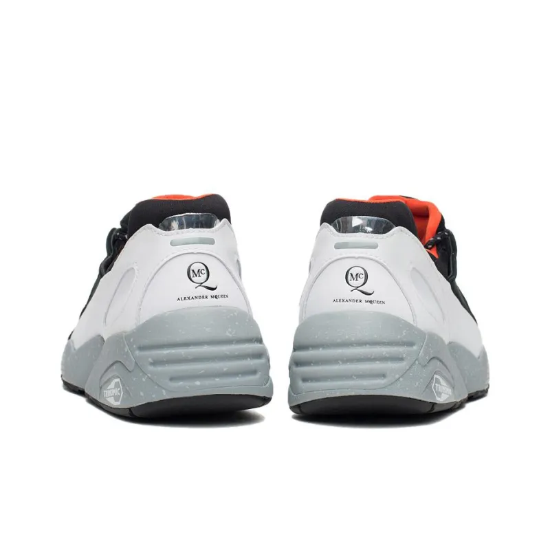 McQ Alexander McQueen x PUMA Anti-Slip Wear-Resistant Low-Top Running Shoes Women's Black White-3