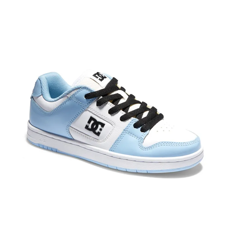 DC Shoes MANTECA 4 Low Top Skateboard Shoes Women's White Blue-2