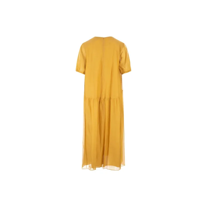 'S MAX MARA Crewneck Short Sleeved Dress-1
