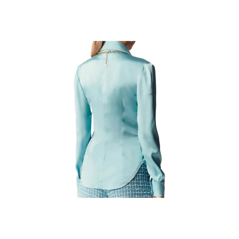 CHANEL SS23 Shirt Women's Turkey Blue-1