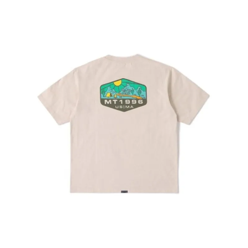New Balance T Shirts Men Light Beige-1