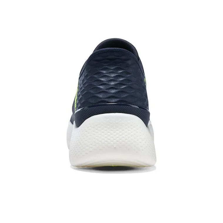 Skechers Go Walk Massage Fit 'Navy Lime'-3