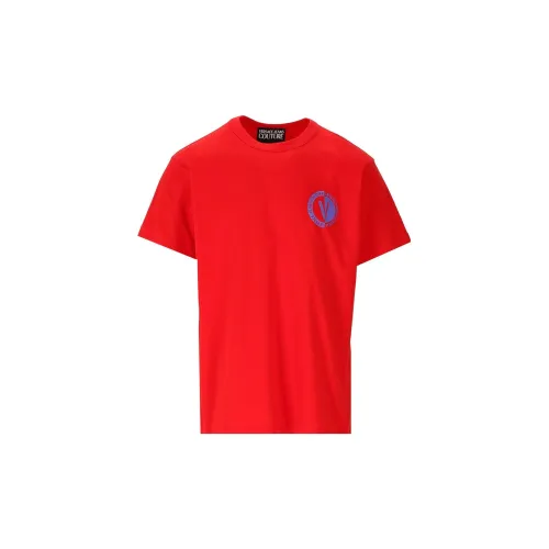 VERSACE JEANS COUTURE T-Shirts Men Red