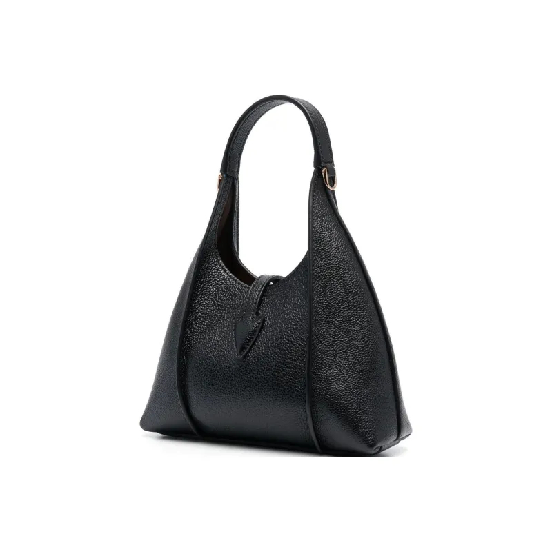 TOD'S Timeless Leather One Shoulder Handbag Mini Women's Black-2