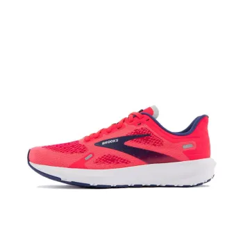 Brooks Launch 9 Anti Slip Wear Resistant Low Top Running Shoes Women's Peach Red