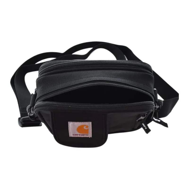 Carhartt WIP Logo Patch Zip Up Messenger Bag-2