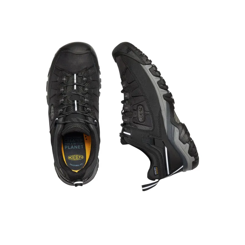 KEEN Targhee EXP WP Low Top Outdoor Functional Shoes, Hiking Shoes Men's Black-3