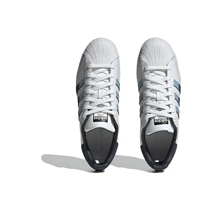 Adidas Originals Superstar Shoes 'White Navy'-4
