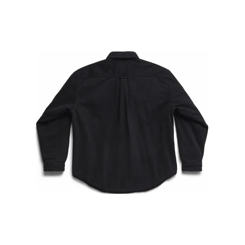 Balenciaga Shirt Loose Fit Unisex Black-1