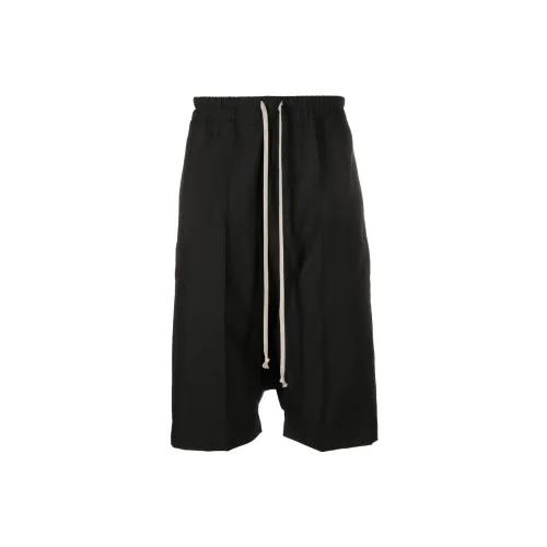 RICK OWENS Casual Shorts Men Black