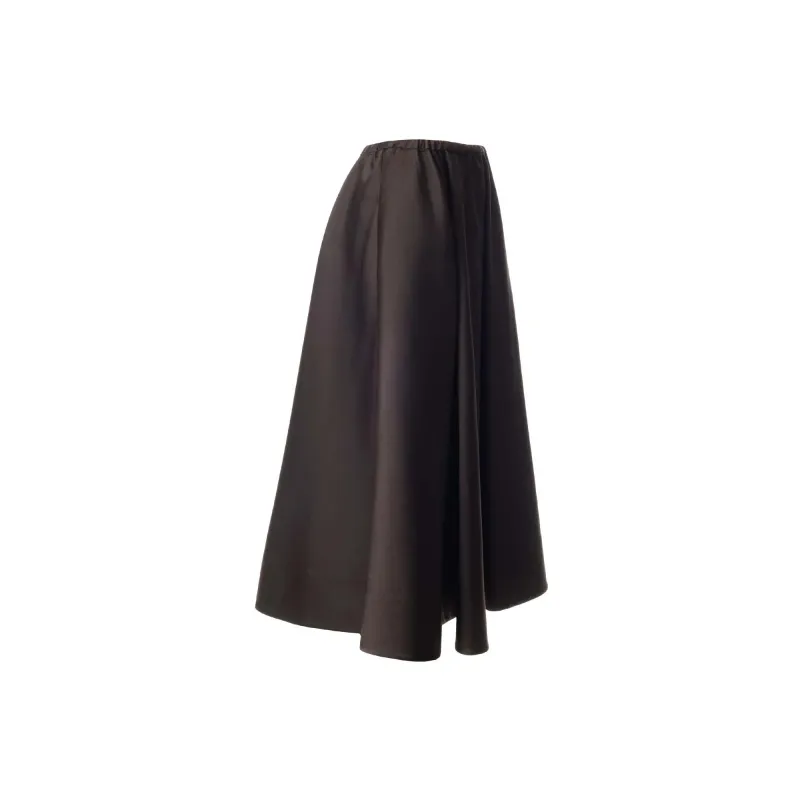 Valentino High Waist Pleated Midi Skirt-2