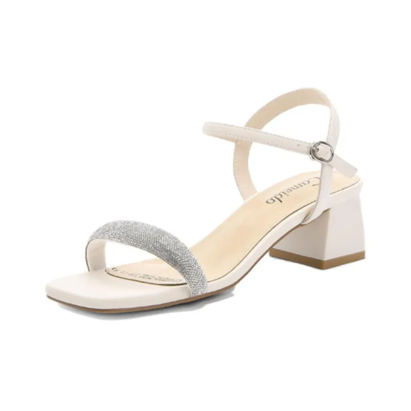 CAMEIDO Stylish Sandal Women's Beige-0