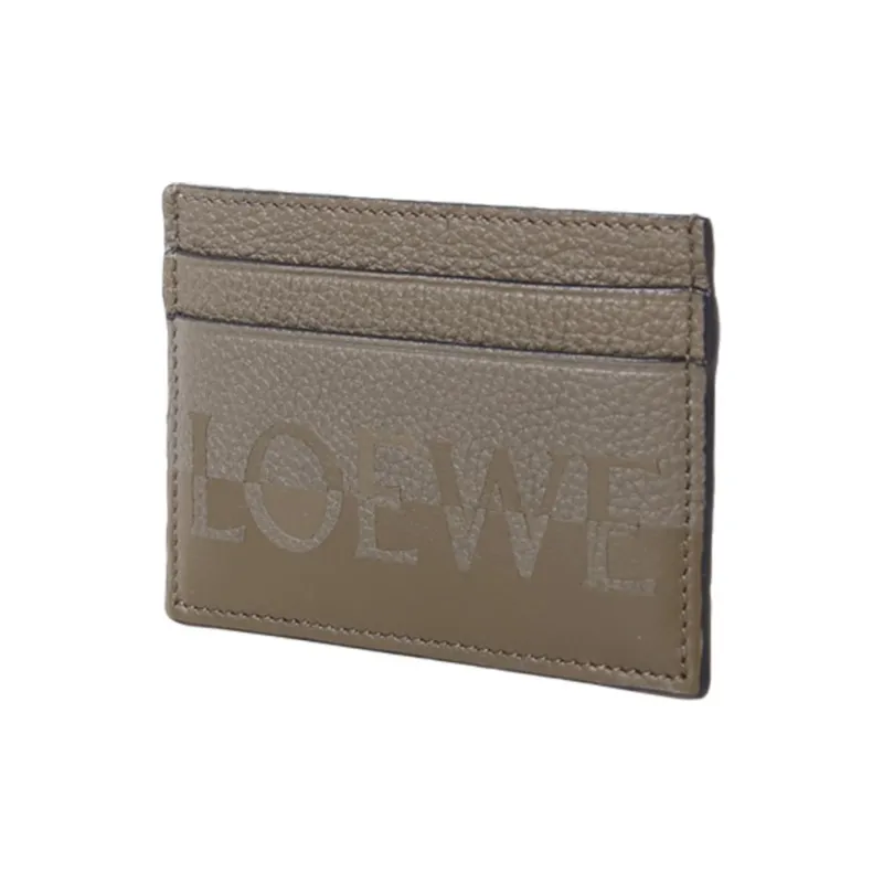 LOEWE Calfskin Card Holder Men's Green-1