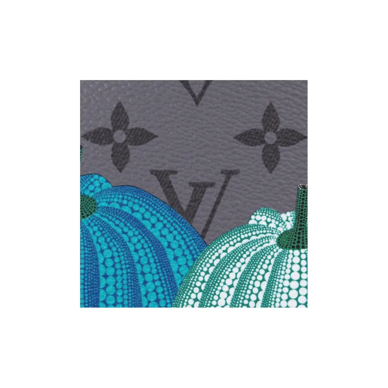 LOUIS VUITTON Lv X Yk Slender Wallet Pumpkin Print-5