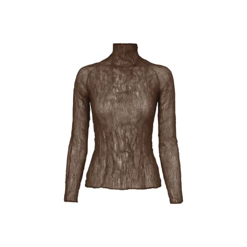 ISSEY MIYAKE Shirts Women's Dark Brown