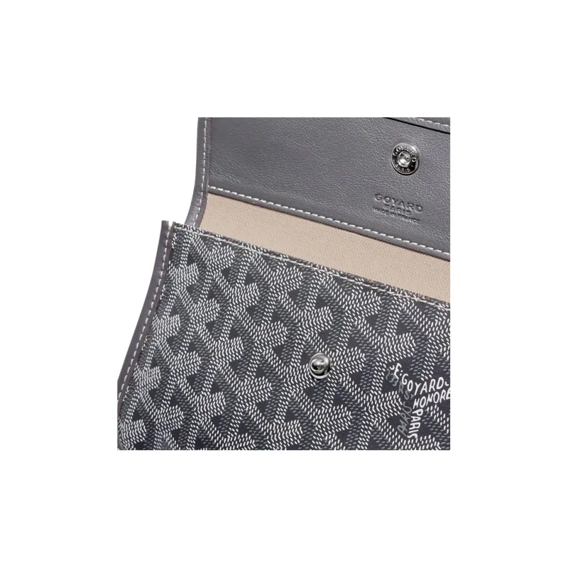 GOYARD Bohème Hobo Canvas With Leather Hobo Bag Shoulder Bag Shoulder Bag Regular Women's Gray/Pink Small Heart Edition-5
