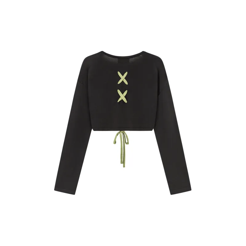 CHUU Cropped Coats Women's Black-1