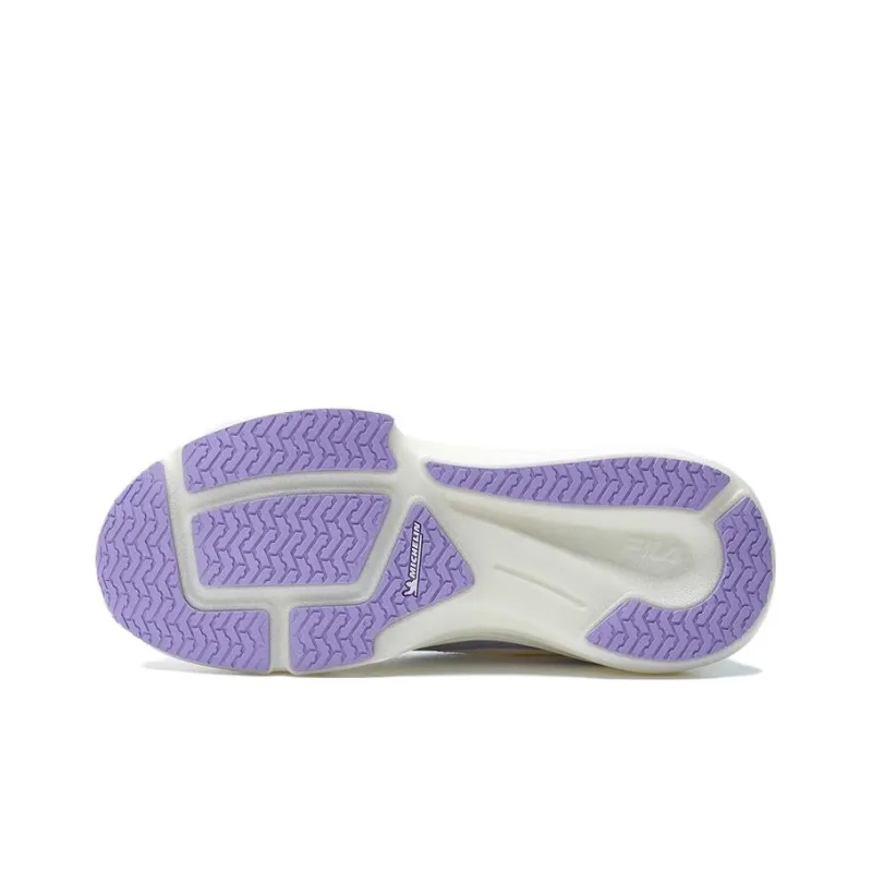 FILA ENERGY 1+ Anti Slip Wear Resistant Low Top Training Running Shoes Women's White Purple-4