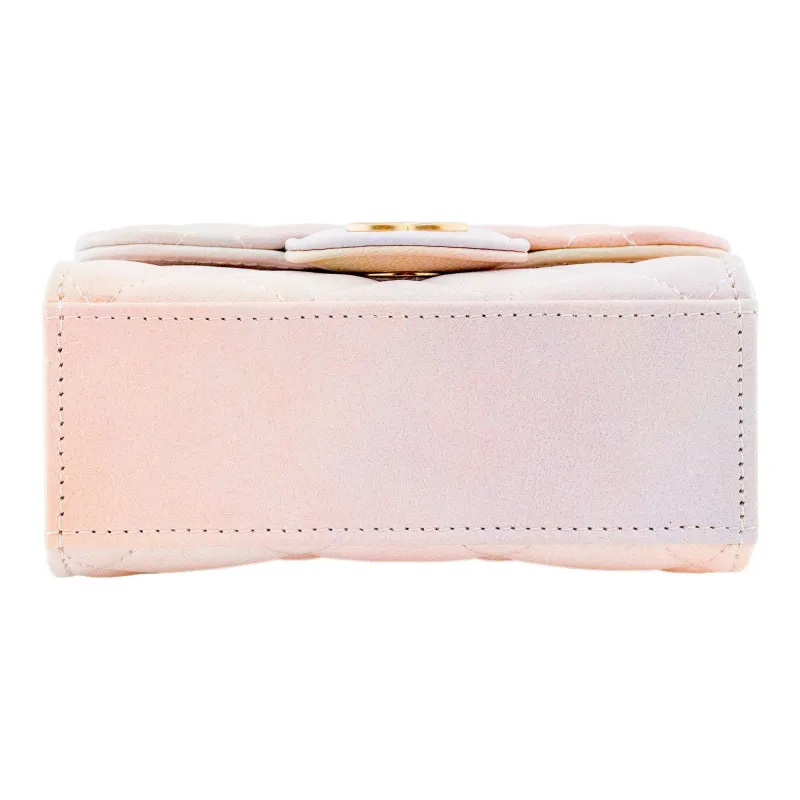 CHANEL Sheepskin Shoulder Bag, Crossbody Bag, Handle Bag, Handbag Women's Rainbow Iridescent Color-3