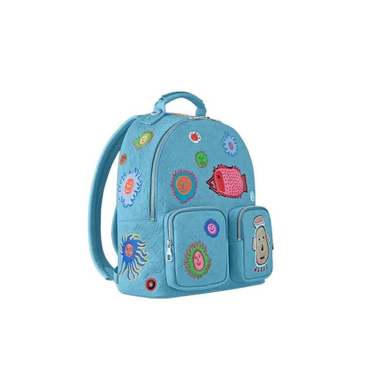 LOUIS VUITTON Lv X Yk Multipockete Backpack Blue-1