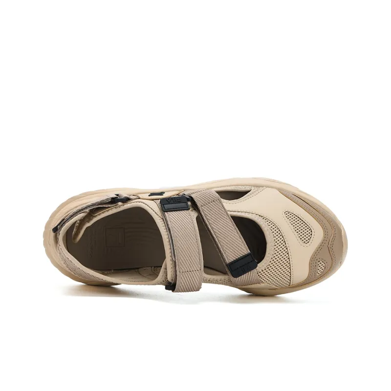 FILA FUSION Conch Sandals ''Beige Black'-3