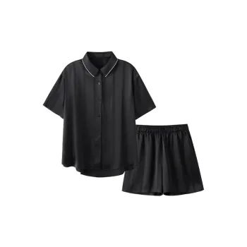 JINGYUN Pajama Set Women's Black